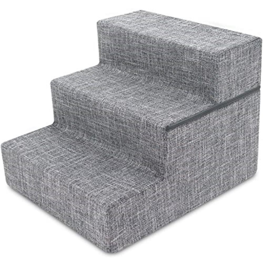 Best Pet Supplies Foldable Foam Pet Steps for Small Dogs and Cats, Portable Ramp